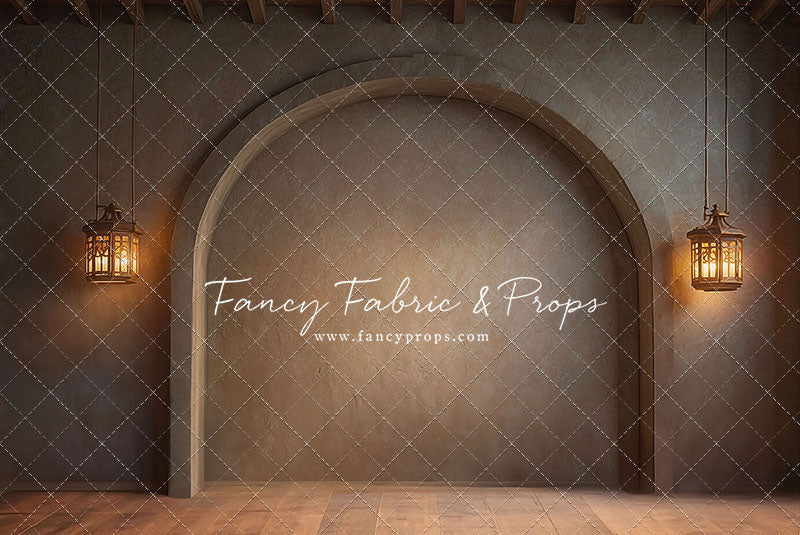 Warm Amber Alcove - With Lights - With Sweep Option