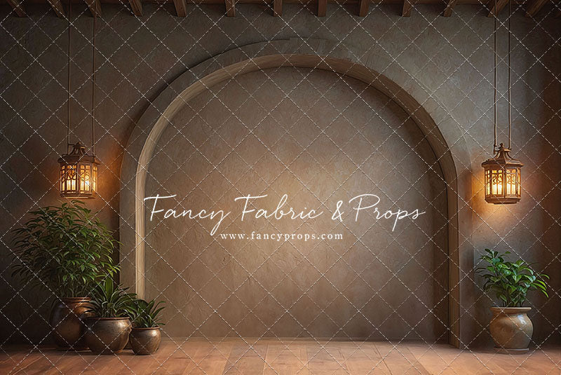 Warm Amber Archway - No Bench - With Sweep Option