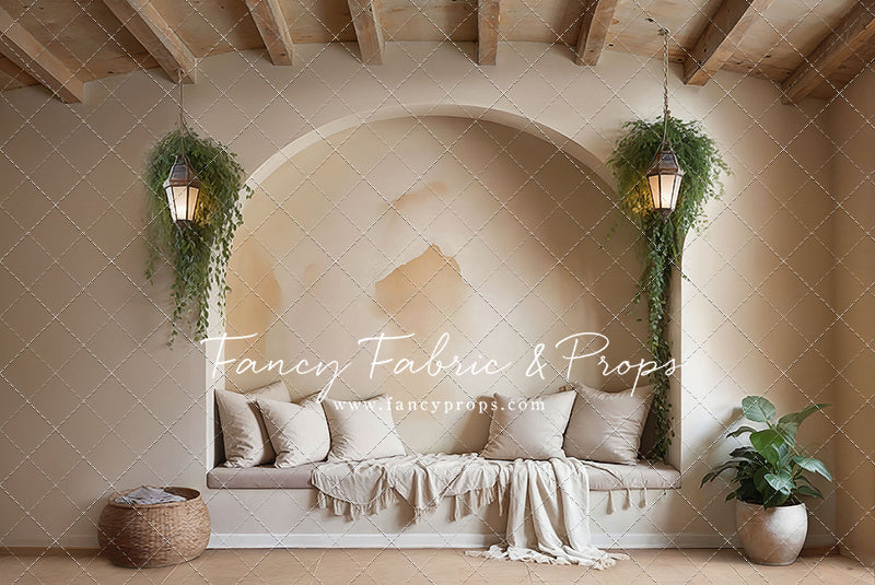 Warm Beige Comforts - Tile Floor - With Sweep Option