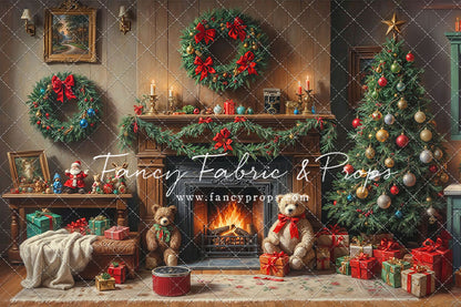 Warm Christmas Corner - With Sweep Option