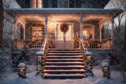 Front Porch Winter Nights