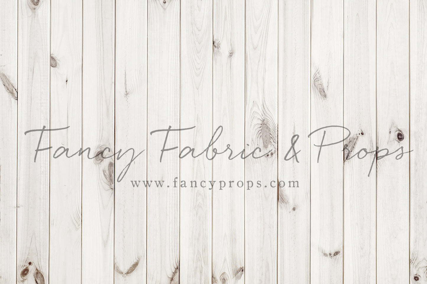 White Wooden Planks Mat Floor