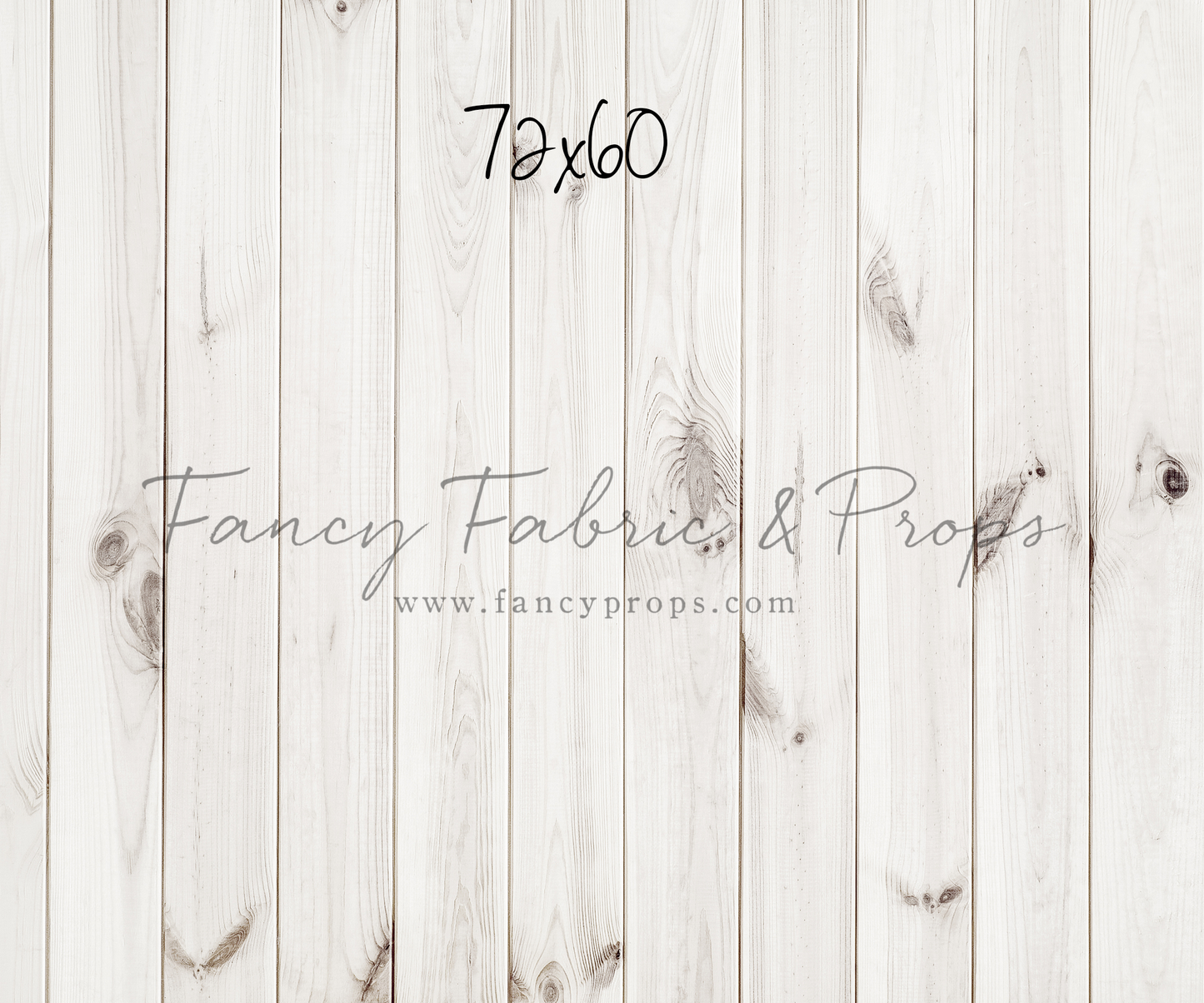 White Wooden Planks Mat Floor