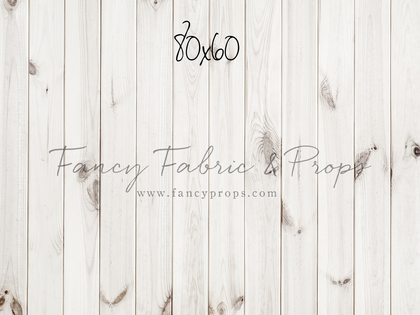 White Wooden Planks Mat Floor