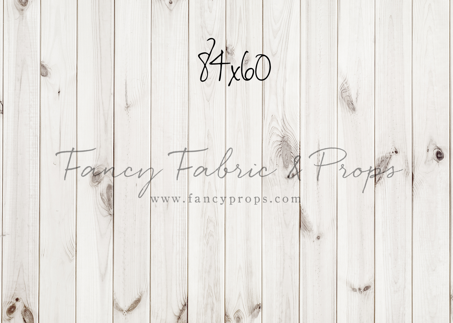 White Wooden Planks Mat Floor