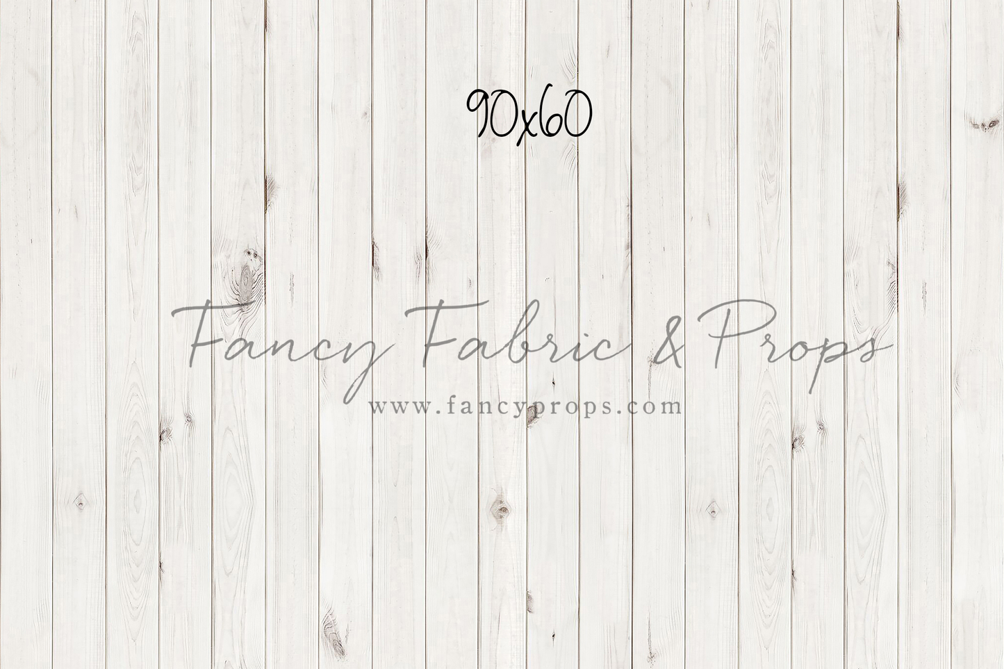 White Wooden Planks Mat Floor