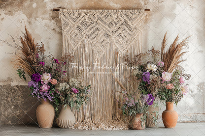 Wildflower Macrame - With Sweep Option