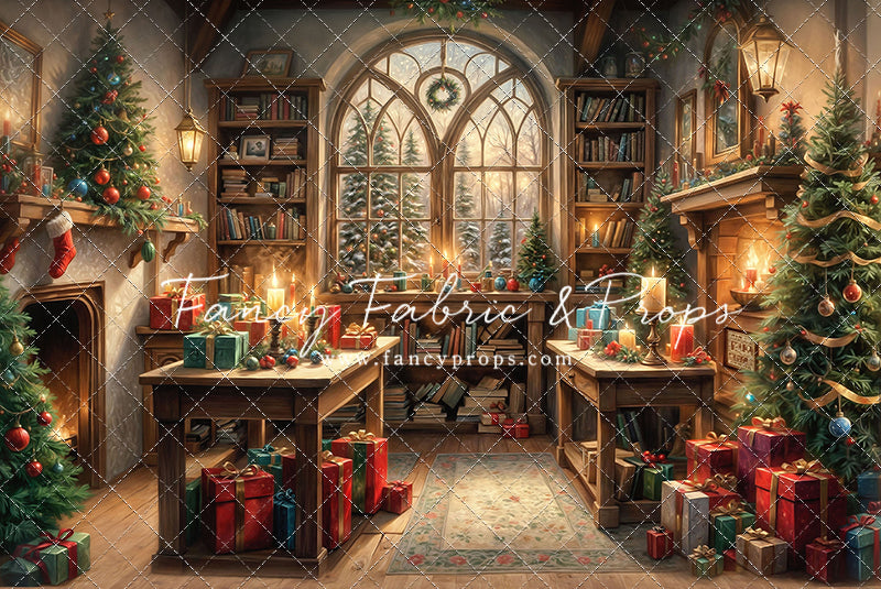 Winter Cabin Wrapping Room - with Sweep Option