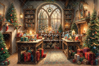 Winter Cabin Wrapping Room - with Sweep Option