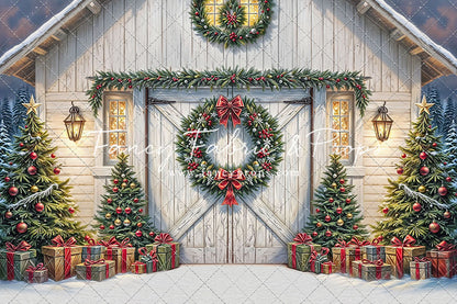 Winter Welcome Barn - with Sweep Option