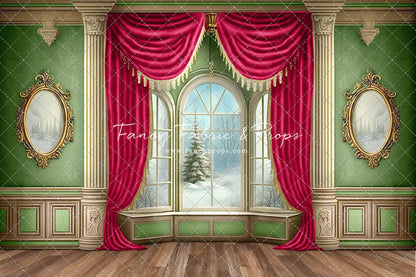 Winterside Wishes - Wood Floor Option - with Sweep Option