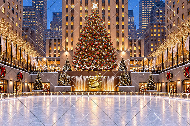 Wintertime Skating Rink - with Sweep Option