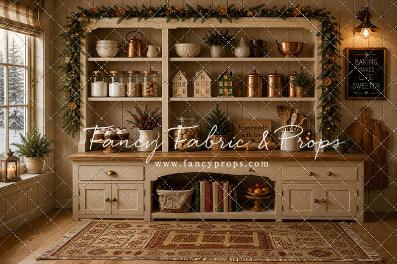 Yuletide Baking Shelf - With Sweep Option