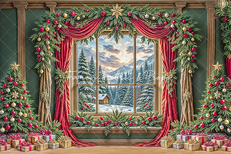 Yuletide Bloom View - with Sweep Option