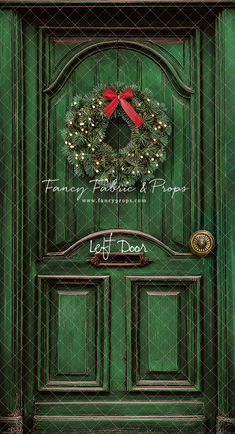 Yuletide Cottage Door - Slimline Drop For OG Fancy Lite System - Slimline Panels