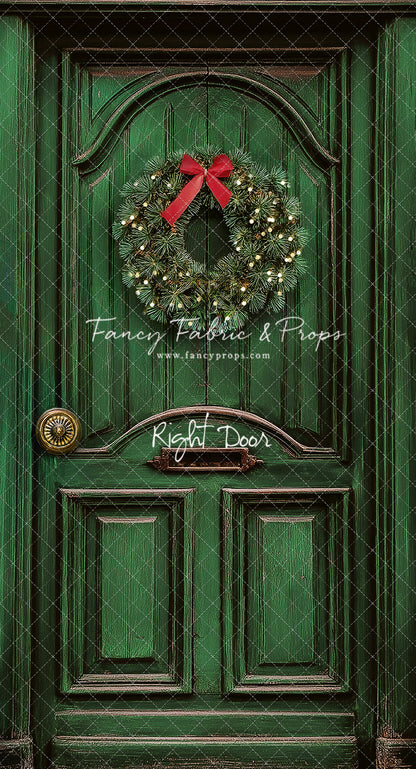 Yuletide Cottage Door - Slimline Drop For OG Fancy Lite System - Slimline Panels