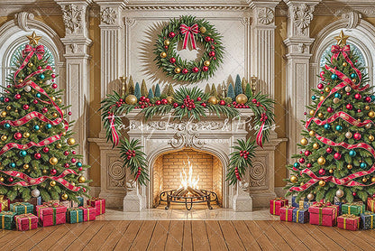 Yuletide Hearth - with Sweep Option