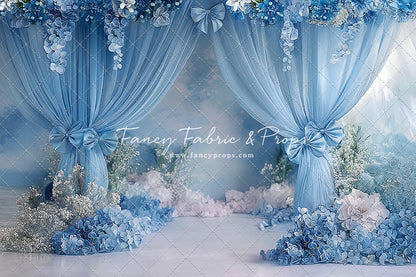 Little Bow Blue - With Sweep Option