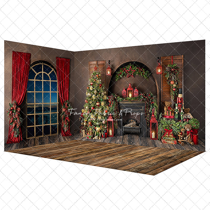 Elegant Fireside Mantle - Room