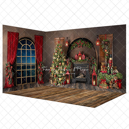 Elegant Fireside Mantle - Room