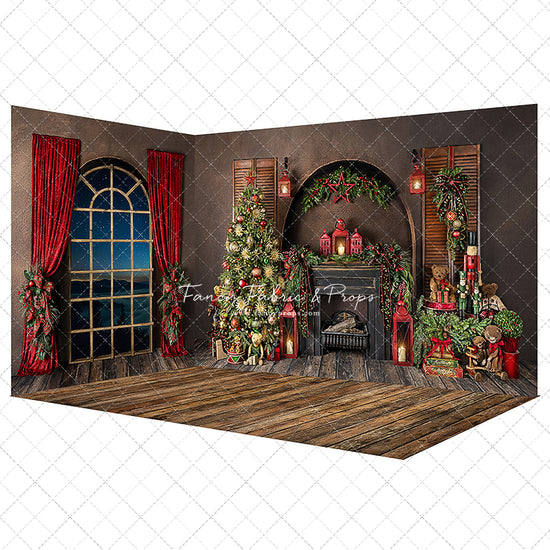 Elegant Fireside Mantle - Room