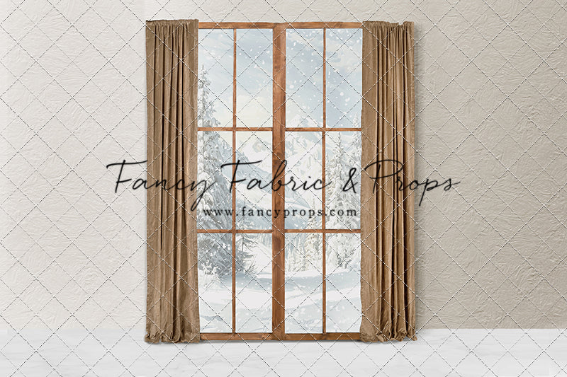 Elegant Gold Christmas Morning View