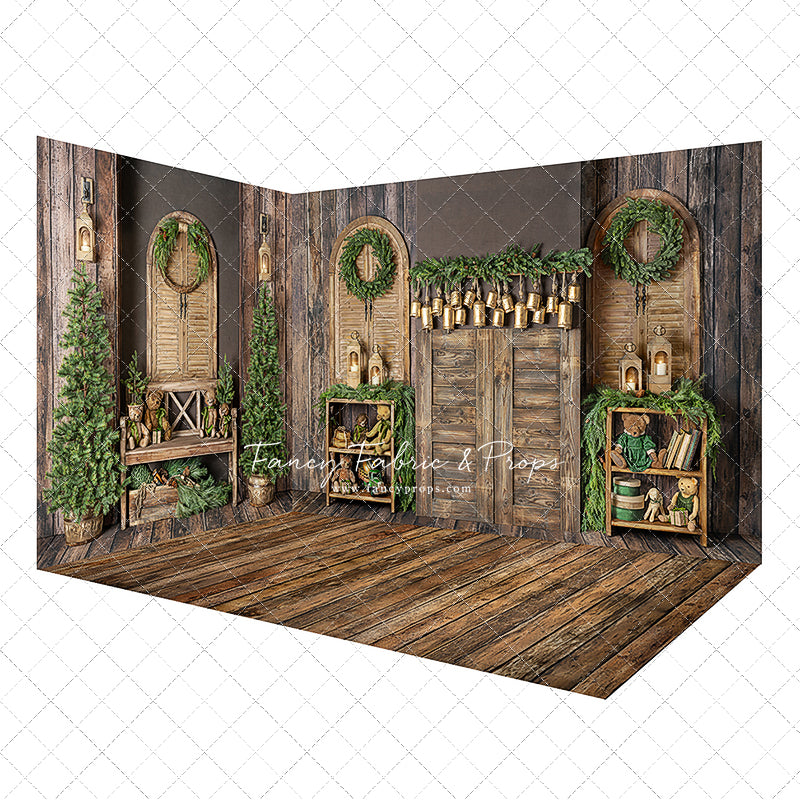 Rustic Christmas Charm Headboard - Room