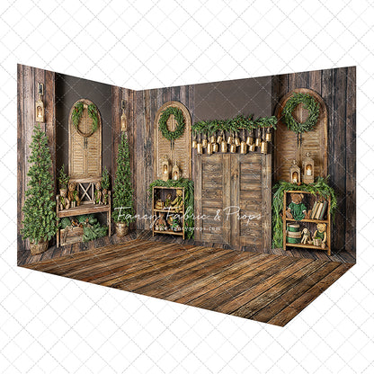 Rustic Christmas Charm Headboard - Room