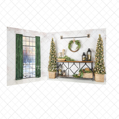 Rustic Elegance Christmas Display 2pc Room