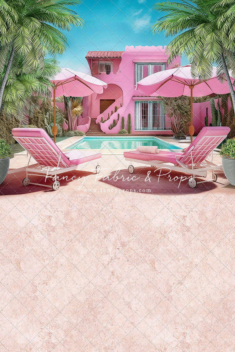 Barbie's Poolside Vacation - Pavement Floor - With Sweep Option