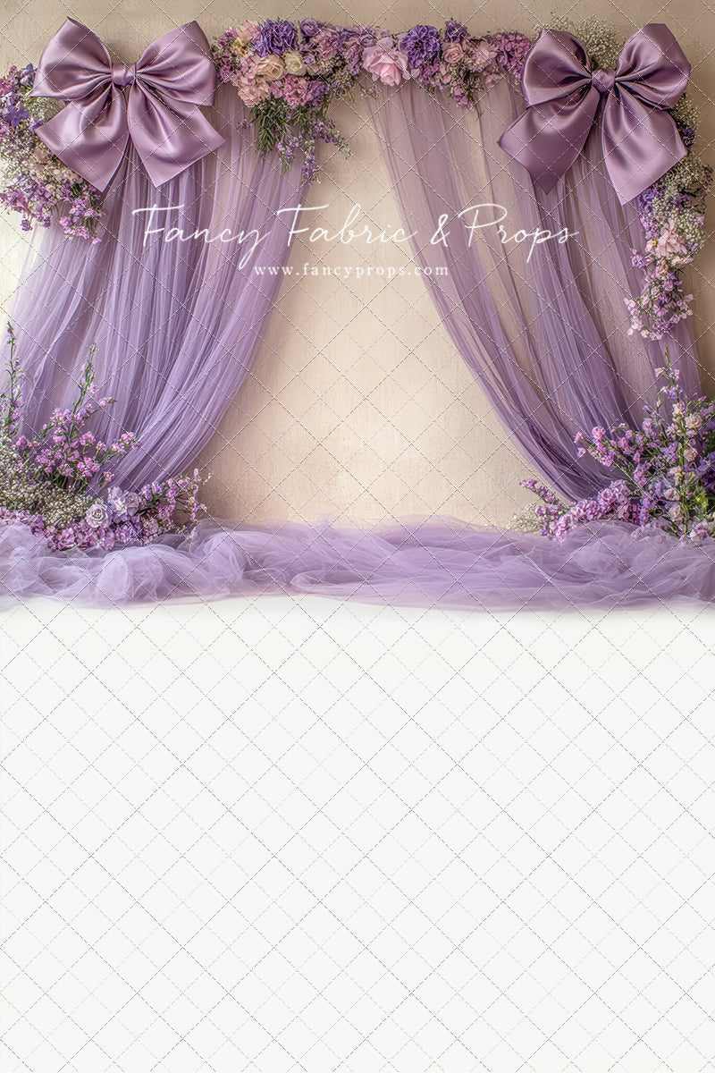 Amethyst Bow Blooms - With Sweep Option