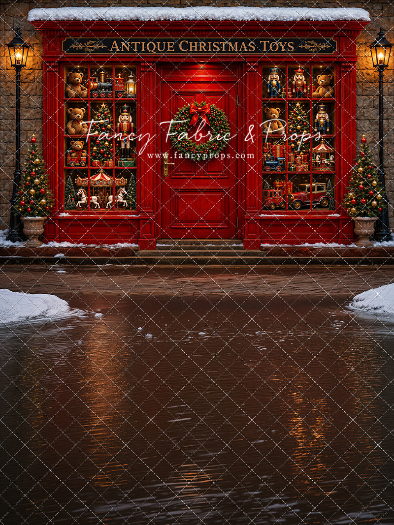 Antique Christmas Toy Store - with Sweep Option