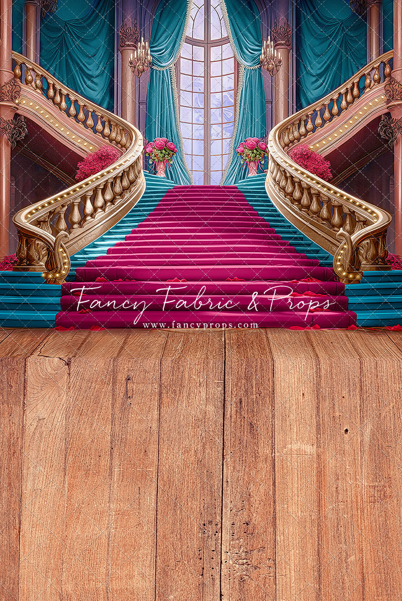 Ballroom Royal Staircase - Cyan - With Sweep Option