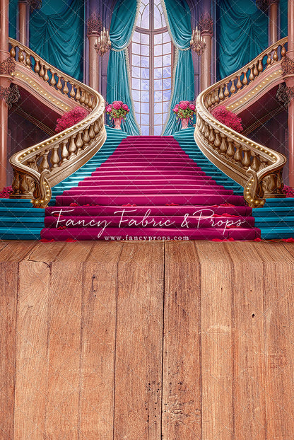 Ballroom Royal Staircase - Cyan - With Sweep Option