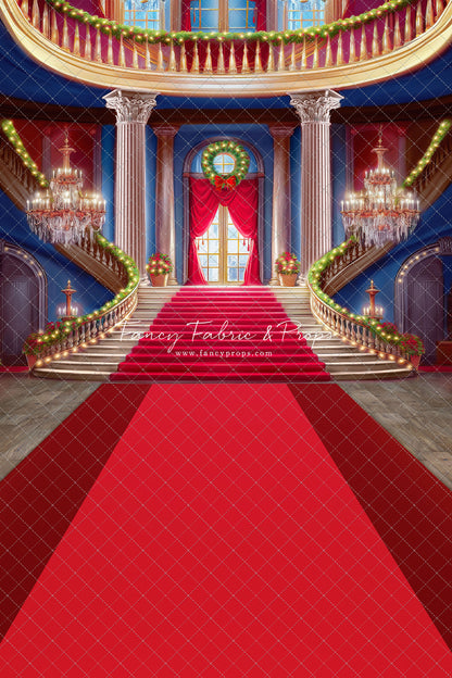 Belle's Royal Staircase -With Lights- Red Carpet - With Sweep Option