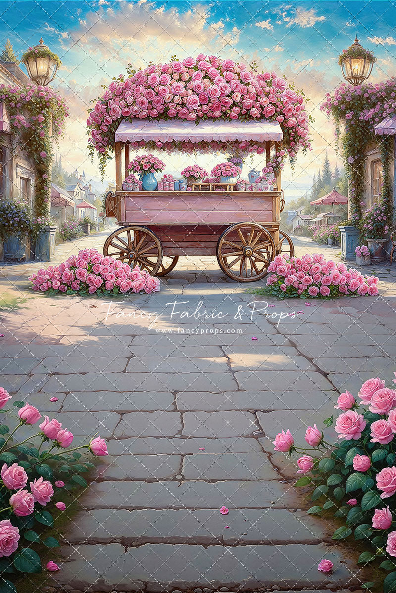 Blushing Bloom Cart - With Sweep Option
