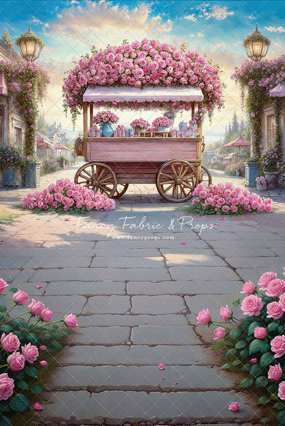 Blushing Bloom Cart - With Sweep Option