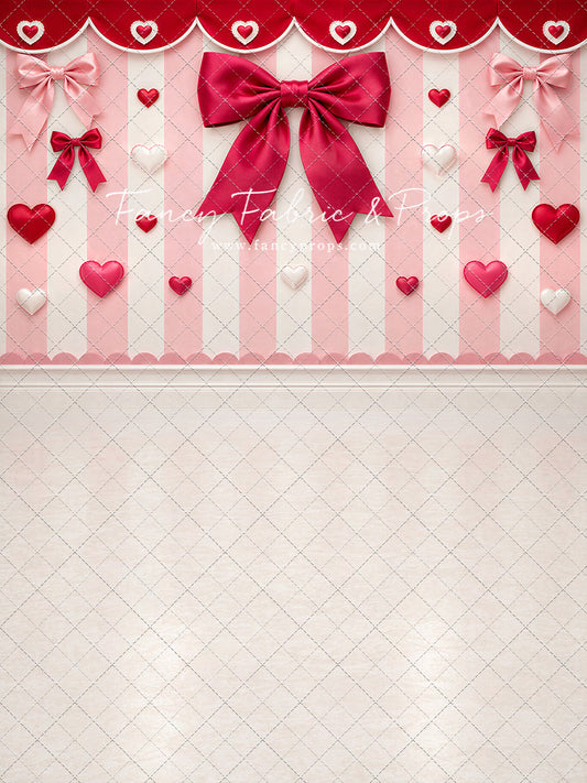 Bow Tied Valentine Wall - With Sweep Option