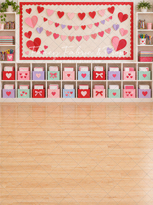 Cheerful Valentine Classroom - With Sweep Option