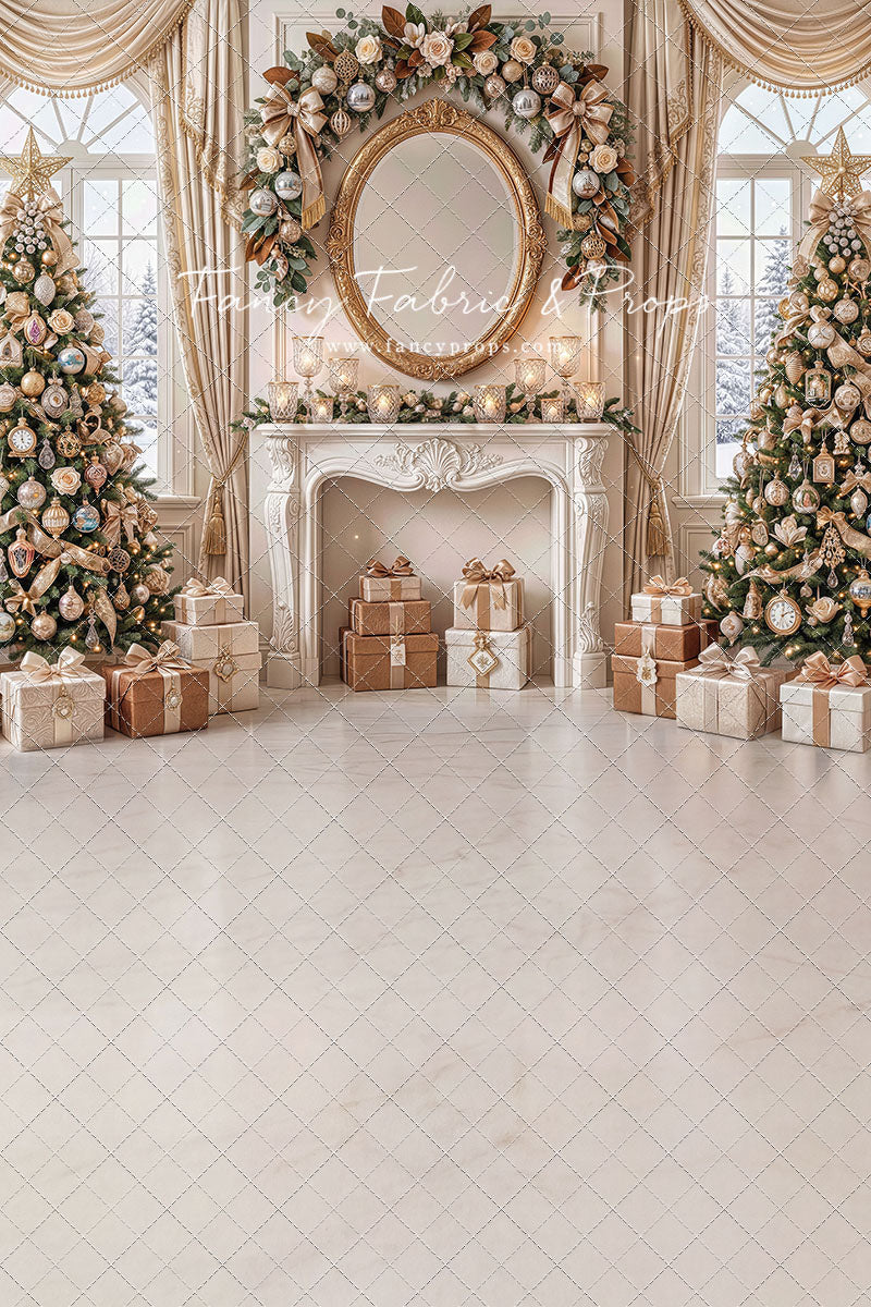 Christmas Beige Beauty - with Sweep Option