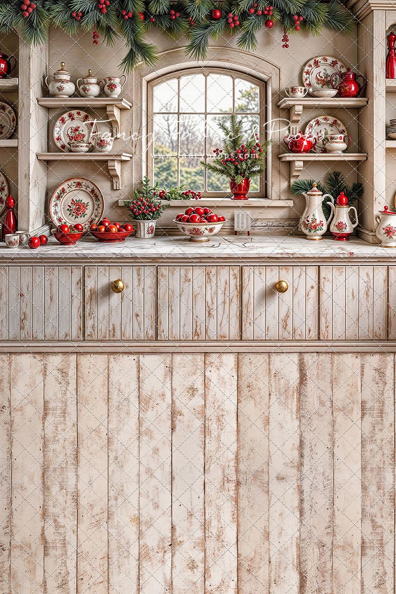 Christmas China Cabinet - With Sweep Option