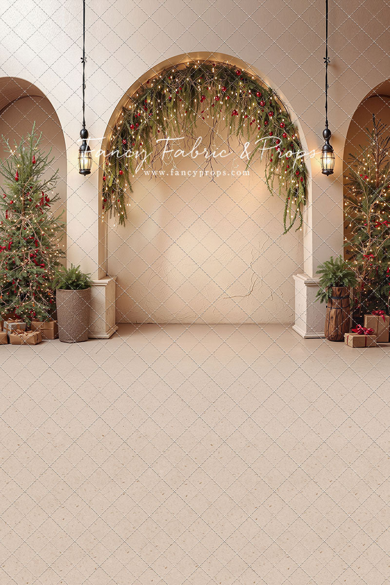 Christmas Courtyard Arch - With Sweep Option