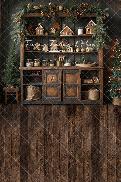 Christmas Kitchen Charm - With Sweep Option
