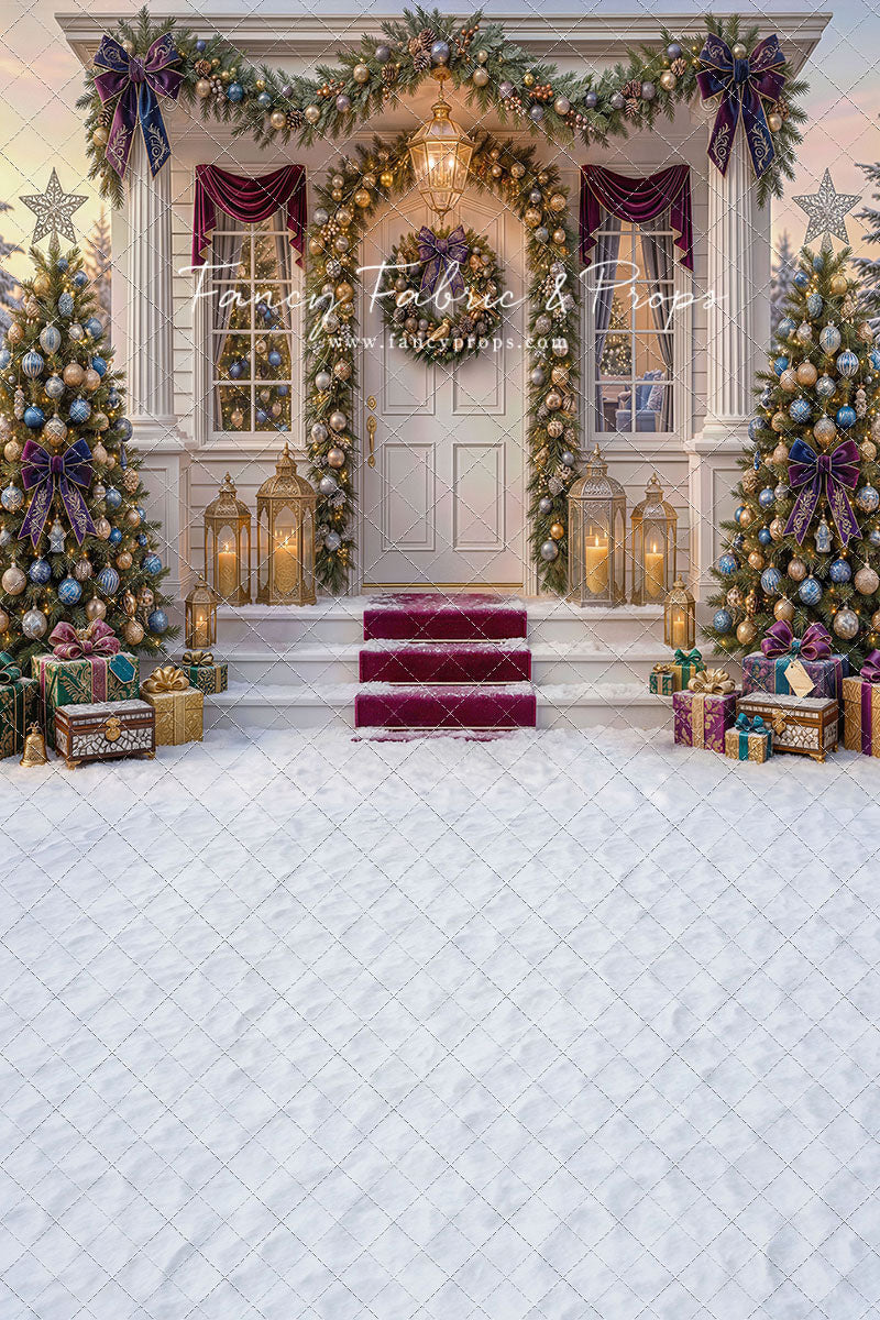 Christmas Plum Home - With Sweep Option
