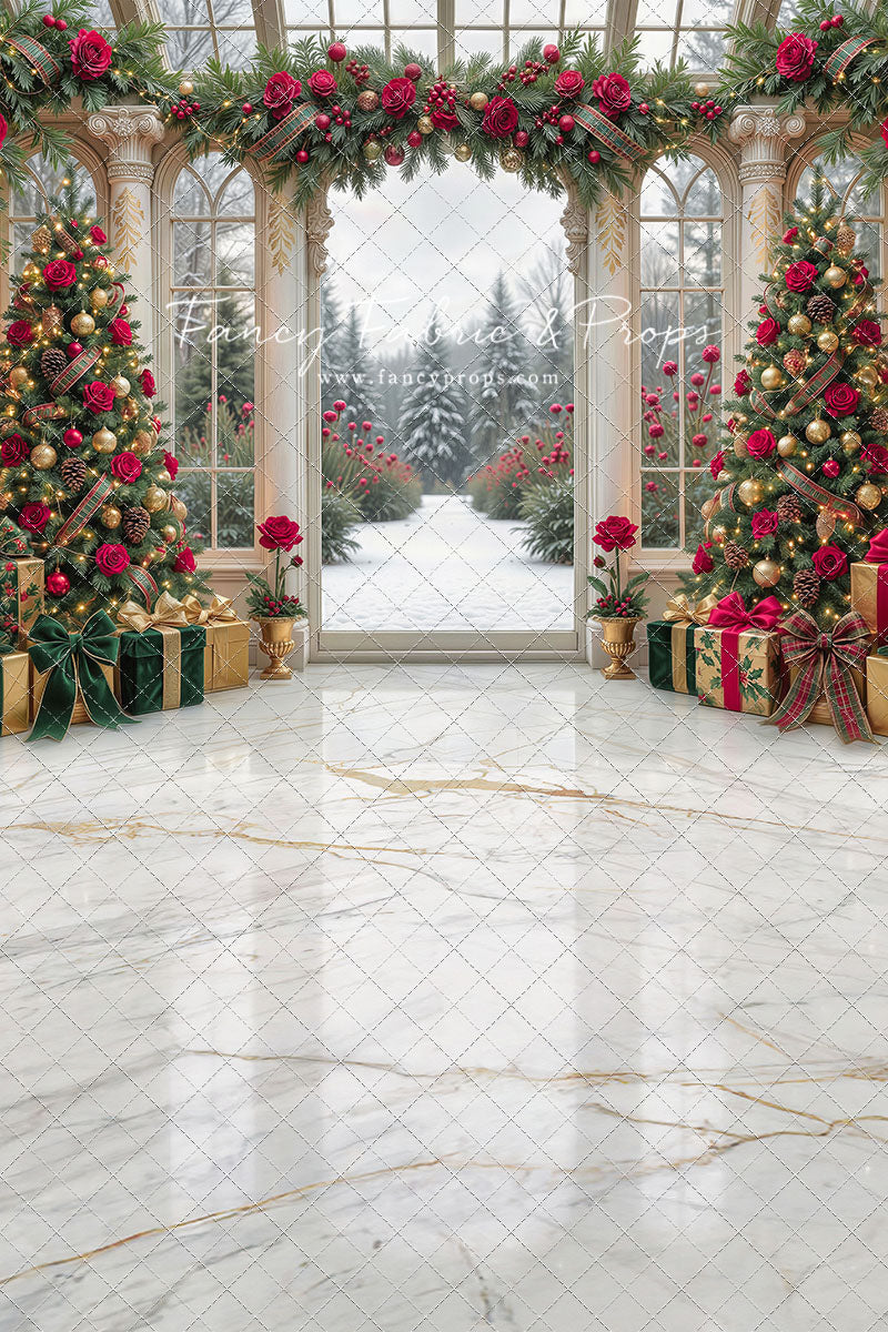 Christmas Rose Gala - with Sweep Option