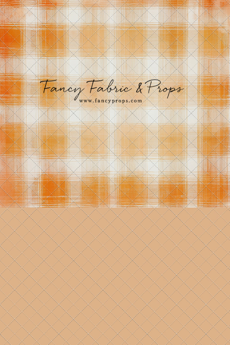 Citrus Tartan- With Sweep Option