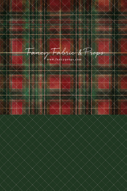 Classic Christmas Plaid - With Sweep Option