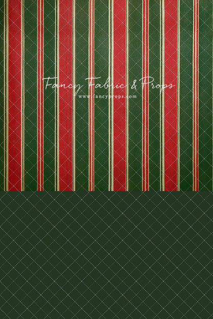 Classic Christmas Stripe - With Sweep Option