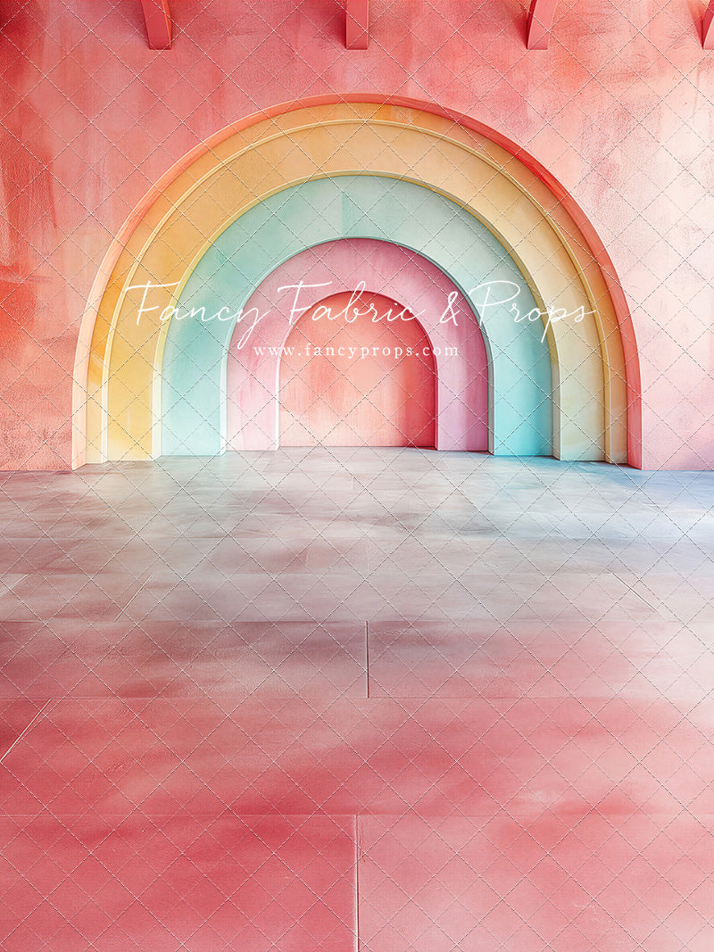 Coral Rainbow Room - With Sweep Option