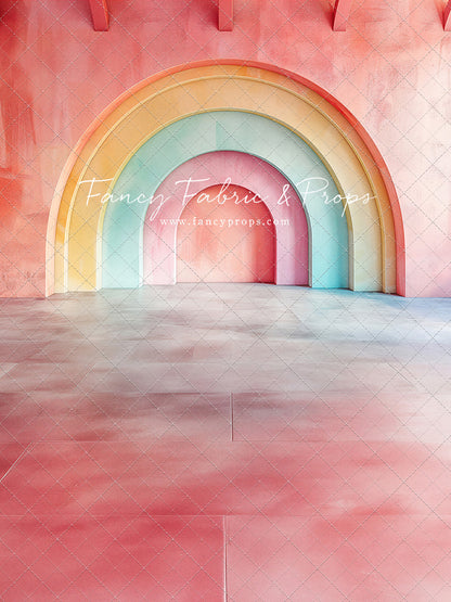 Coral Rainbow Room - With Sweep Option